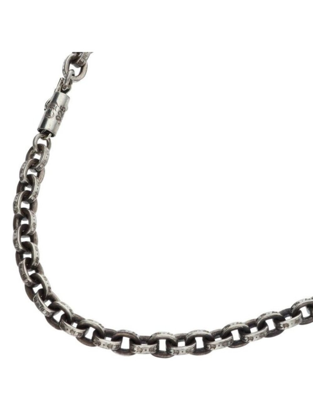 Chrome Hearts Paper Chain 20 Silver Necklace